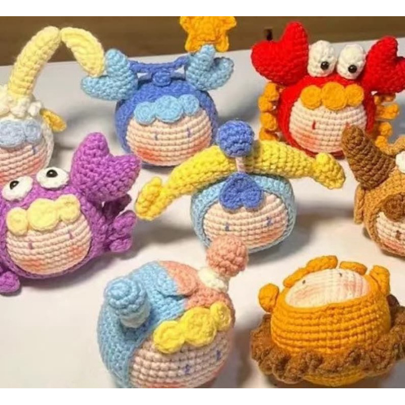 Móc Khoá Cung Hoàng Đạo Len Handmade
