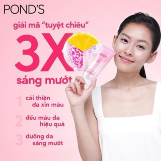 Sữa rửa mặt pond's bright beauty sáng da 15gr - sữa rửa mặt ngừa mụn pond's acne clear 50 gr
