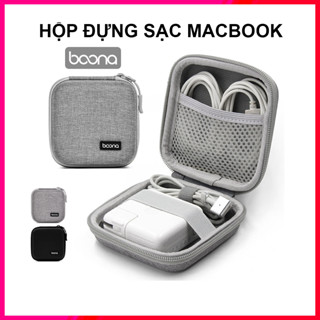 Hộp Đựng Cáp Sạc Laptop Macbook , Túi Đựng Sạc Macbook, Phụ Kiện Điện Tử Phom Cứng Cáp BOONA