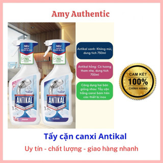 Tẩy Cặn Canxi Và Chống Ăn Mòn Inox Antikal 750ml Tẩy Cặn Vệ Sinh Vòi Rửa, Vòi Sen, Vách Kính, Bể Cá, Gương Soi