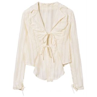 [ bigsize 55-100kg] Áo sơ mi cách điệu buộc dây