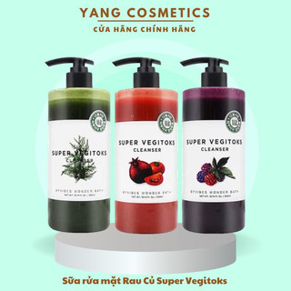 Sữa rửa mặt thải độc rau củ super vegitoks cleanser wonder bath 300ml