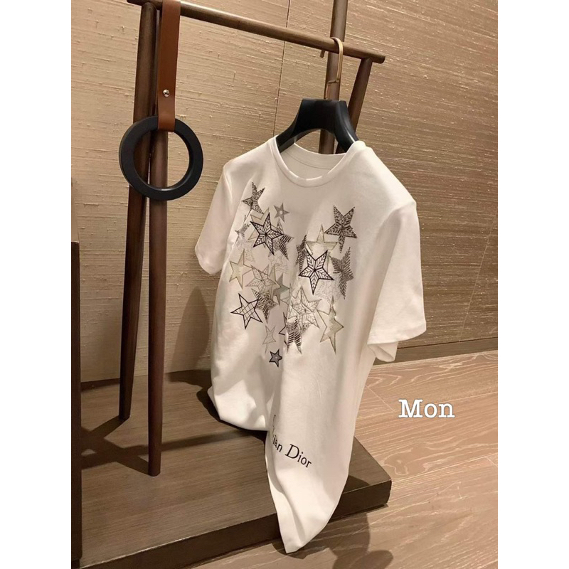 Áo Phông Đì O Thêu Sao QC L1