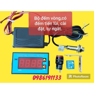 Bộ đếm vòng quay có đếm tiên lùi  cho máy quấn motor, biến áp..
