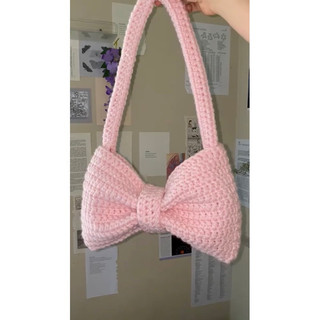 Túi Xách Nơ Len Handmade