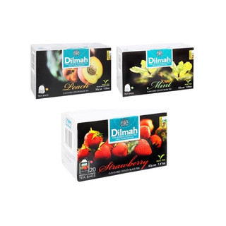 Trà Dilmah vị dâu / vị đào / vị bạc hà hộp 20 túi lọc