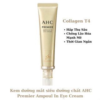 Kem mắt AHC Vàng chống lão hoá mẫu mới 40ml