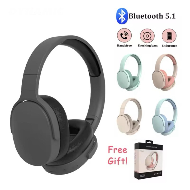 Tai Nghe Bluetooth Chụp Tai P2961 – Chống Ồn Tuyệt Đối, Gập Gọn Siêu Tiện, Âm Thanh HiFi! | BigBuy360 - bigbuy360.vn