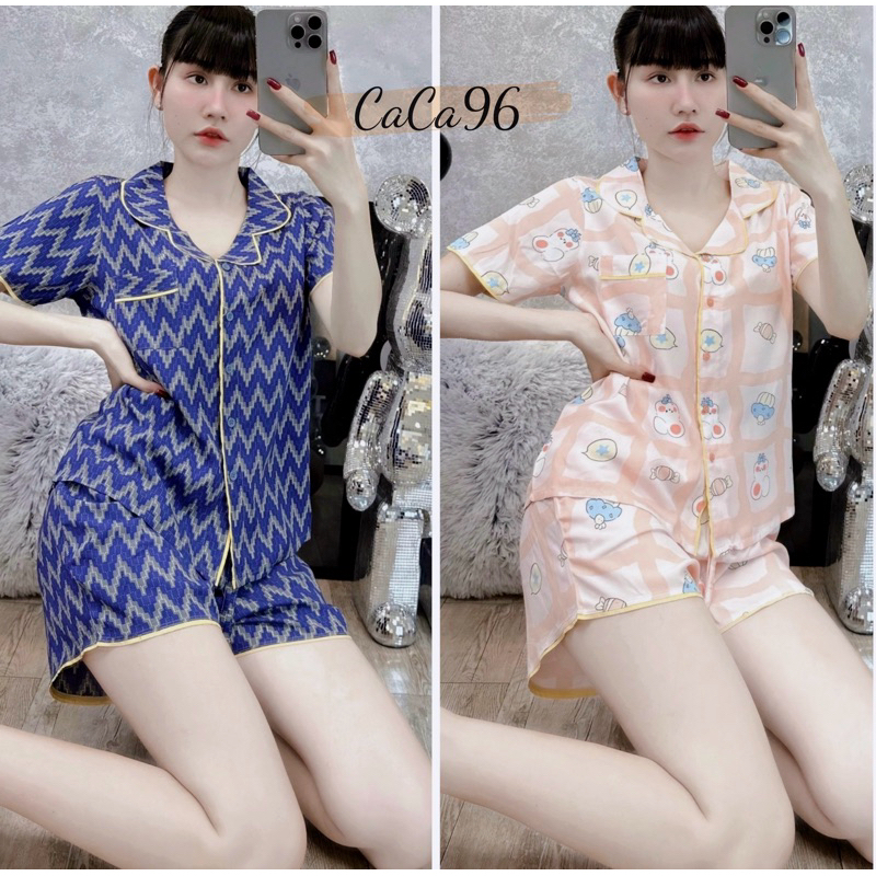 Đồ Bộ Tôn Nữ, Bộ Lanh Mặc Nhà Vnxk Mẫu 2024 Tay Ngắn Quần Đùi, Siêu Thoáng Mát, Nhẹ, Không Nhàu.43 - 75Kg.(Bd1)