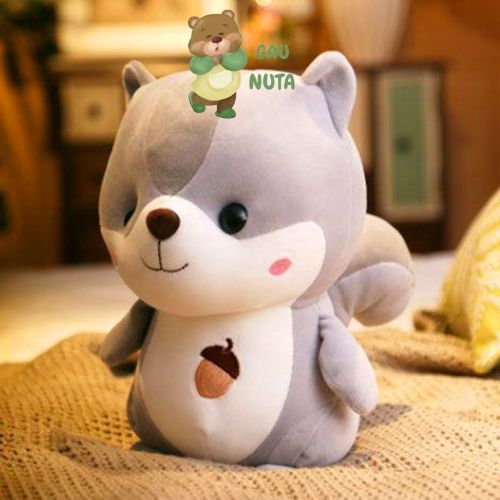 Gấu Bông Sóc Hạt Dẻ - Thú Nhồi Bông Sóc Hạt Dẻ Cao Cấp ĐĂNG KHOA
