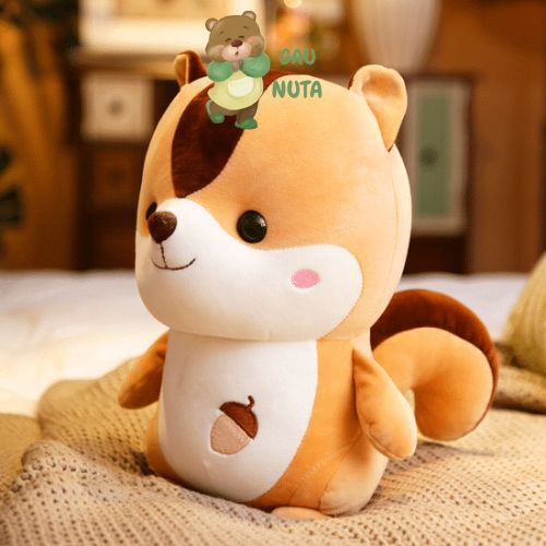 Gấu Bông Sóc Hạt Dẻ - Thú Nhồi Bông Sóc Hạt Dẻ Cao Cấp ĐĂNG KHOA