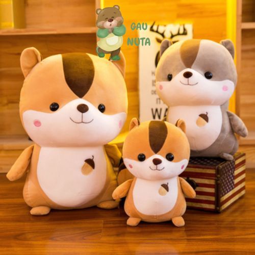 Gấu Bông Sóc Hạt Dẻ - Thú Nhồi Bông Sóc Hạt Dẻ Cao Cấp ĐĂNG KHOA