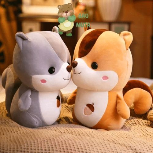 Gấu Bông Sóc Hạt Dẻ - Thú Nhồi Bông Sóc Hạt Dẻ Cao Cấp ĐĂNG KHOA