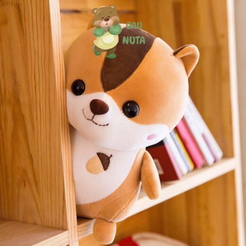 Gấu Bông Sóc Hạt Dẻ - Thú Nhồi Bông Sóc Hạt Dẻ Cao Cấp ĐĂNG KHOA