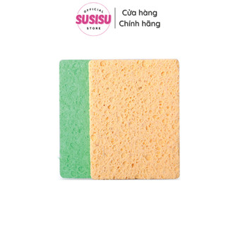 Bông nở rửa mặt vacosi cleansing sponge | miếng bọt biển rửa mặt cao cấp hàn quốc vacosi
