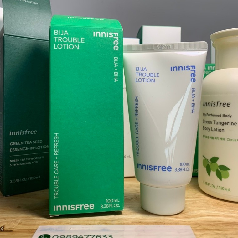 Sữa dưỡng da Innisfree Bija Trouble Lotion 100ml