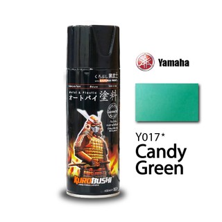 Sơn xịt samurai chính hãng màu xanh lá candy - y017*