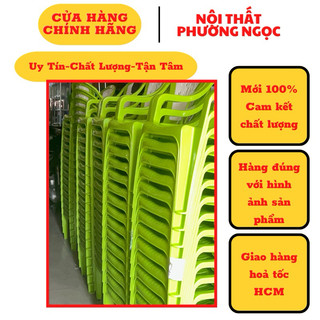 Ghế nhựa ghép hai mảnh combo 10 cai loại dày ngồi ăn cơm