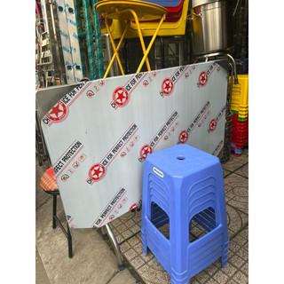 Bàn inox gấp gọn bền đẹp chắc chắn