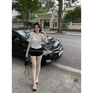 Áo len Bal.main tay lửng Ha Thu Hoang