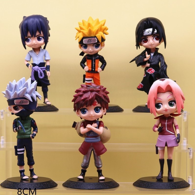 Mô hình figure Naruto & friends đế đen