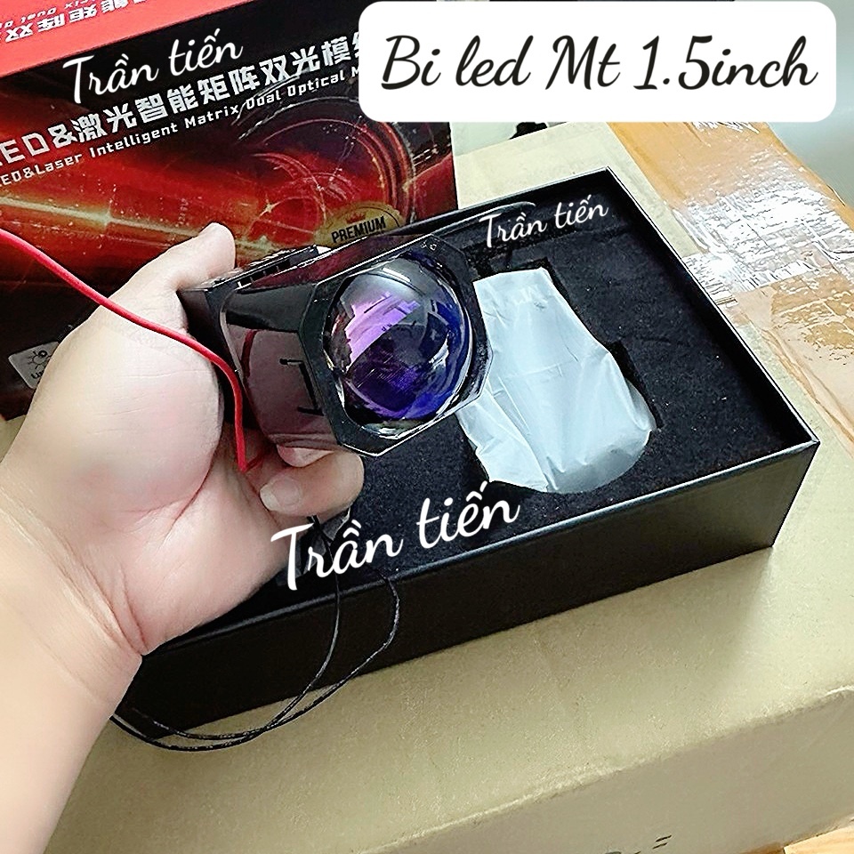 Đèn bi led mini MT -Bi 1.5 48W cắt sáng chống chói lắp Ô tô xe máy