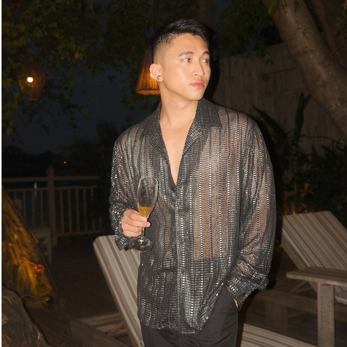 ÁO SOMI TAY DAI BÓNG BẨY - EDGAR SHIRT