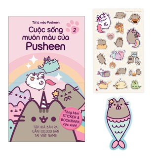 Sách kim đồng - tớ là mèo pusheen tập 2 - cuộc sống muôn màu của pusheen