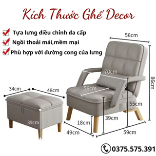 Ghế thư giãn cao cấp ,ghế giường sofa thông minh ngả lưng ghế sofa mini đa