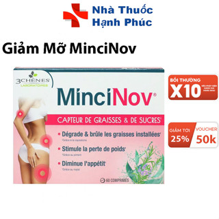 Giảm cân Minci Nov Pháp hộp 60 viên - giúp đốt cháy chất béo, giảm cân