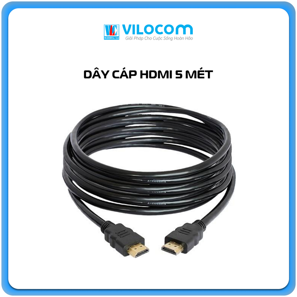 Cable HDMI 5m 2 đầu dây cáp HDMI