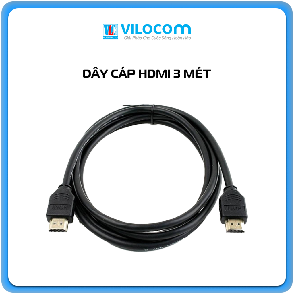 Cable HDMI 3m 2 đầu dây cáp HDMI