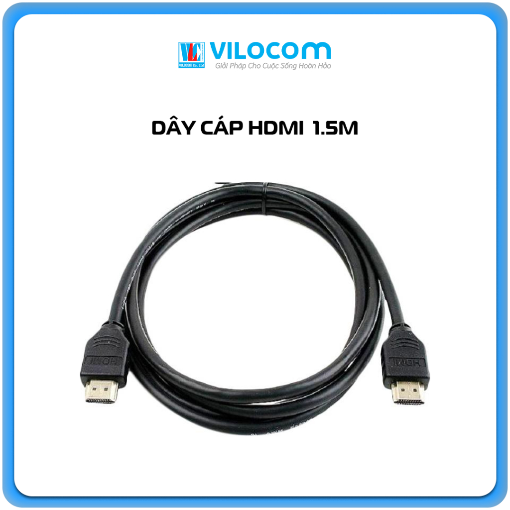 Cable HDMI 1.5M-1.8M 2 đầu dây cáp HDMI