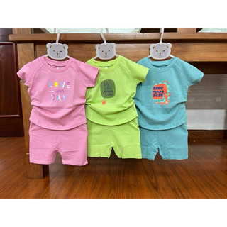 Bộ cộc tay raglan cho bé Lullaby NH101V