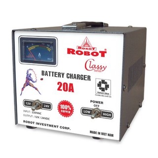 Máy sạc ắc quy Robot 20A (12V/24V)