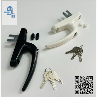 Tay cửa đa điểm có chìa khoá nhôm xingfa