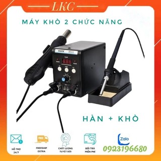 Máy khò + hàn linh kiện điện tử smd 858a/8586/858d có led hiển thị