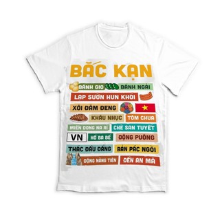 Áo thun unisex 63 Tỉnh Thành Bắc Kan - Hồ Ba bể