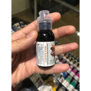 Mực đen xăm tattoo Triple Blackout 1oz/4oz/8oz