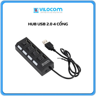 Hub USB 4 Port Ổ Điện -  Giao Màu Ngẫu Nhiên