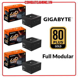 Nguồn máy tính gigabyte gp-ud750gm gp-ud850gm gp-ud1000gm pg5 750w 850w 1000w 80 plus gold full modular hàng chính hãng