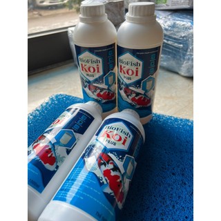 Chế phẩm sinh học BIOFISH KOI PLUS làm trong nước,giảm độc tố trong nước hồ cá cảnh,hồ koi