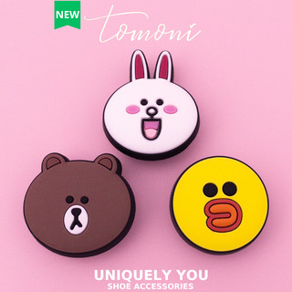 Sticker Dép, Jibbitz, Charm Kute Trang Trí Giày Dép Hình Gấu, Thỏ, Vịt Xinh Xắn - TM16