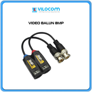 Video Balun 8MP Camera HD-TVI, HD-CVI & AHD - Hỗ Trợ Khoảng Cách Xa