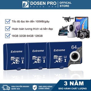 DOSEN PRO Thẻ nhớ Micro SD 32G/64G/16G/128G/ - tốc độ cao chuyện dụng cho Camera Smartphone
