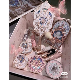 Combo 13 món mỹ phẩm bộ sưu tập little angel flower knows, phụ kiện bot doris