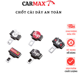 Chốt cài dây an toàn tắt chuông cảnh báo, thiết kế gọn dùng cho mọi loại xe CarMax