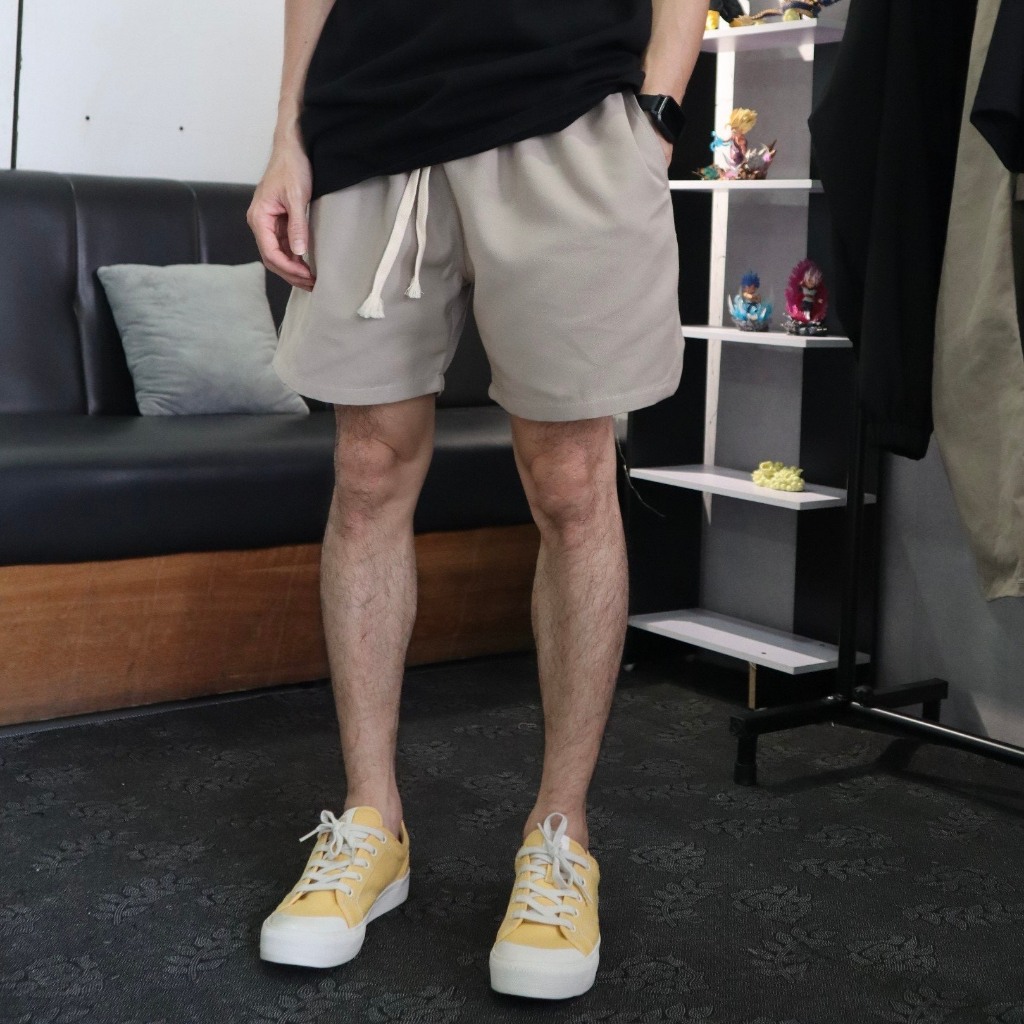 Quần short nam kaki DATINO Streetwear form rộng mặc trên gối túi sâu, bền màu