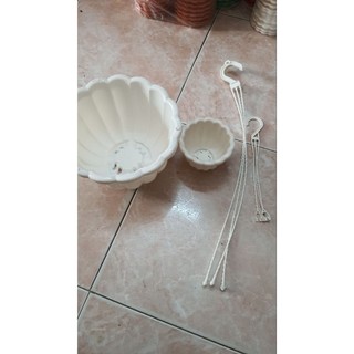 Móc treo chậu cây, móc nhựa treo chậu hoa loại lớn và nhỏ