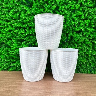 Chậu đan mây- trồng hoa, cây kiểng các loại